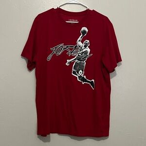 Jordan Brand Michael Jordan Dri Fit Red Shirt XL